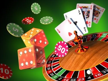 Betting layout showing Ante, Play, and Pair Plus bet positions